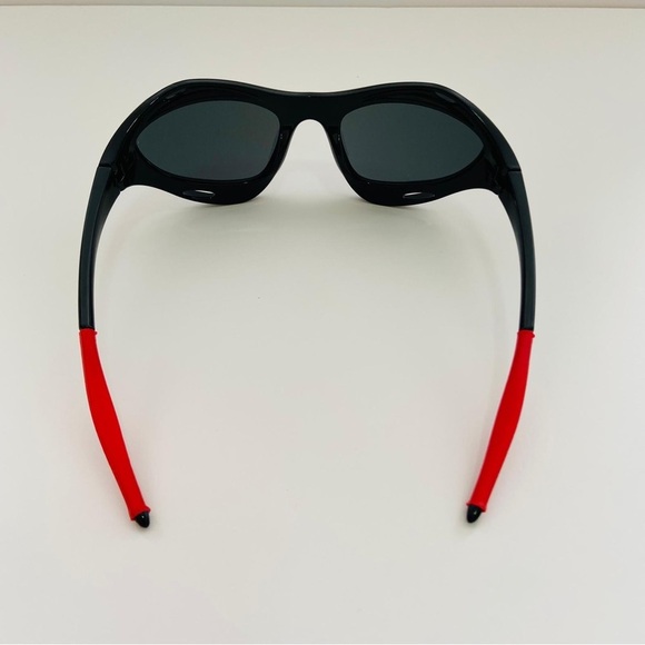 Steampunk chunky futuristic racing Running Fashion Sunglasses Glasses black - Picture 6 of 7